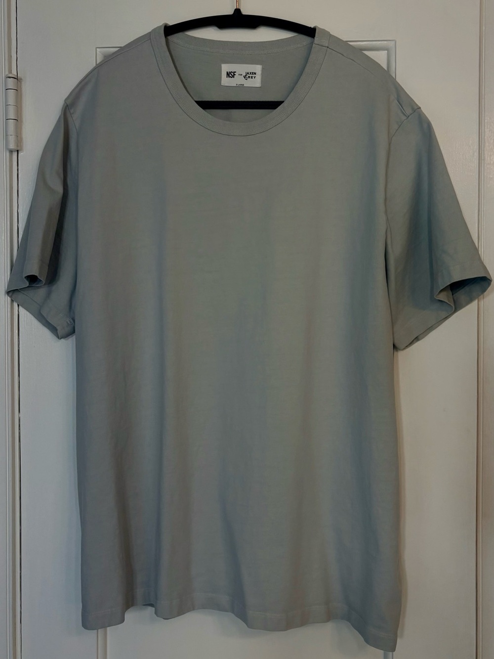 NSF for Jaxen Grey Men's Light Gray Crewneck Short Sleeve Tee